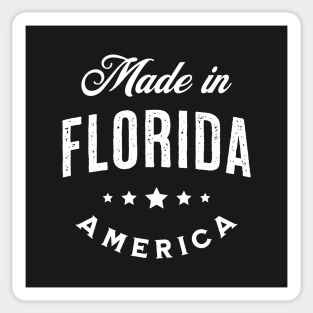 Made In Florida, USA - Vintage Logo Text Design Sticker